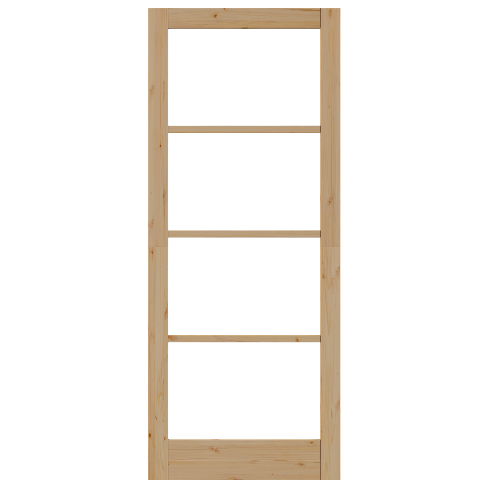 porta interna con vetro 'ORKDAL'86x211x4 cm in legno massello di pino