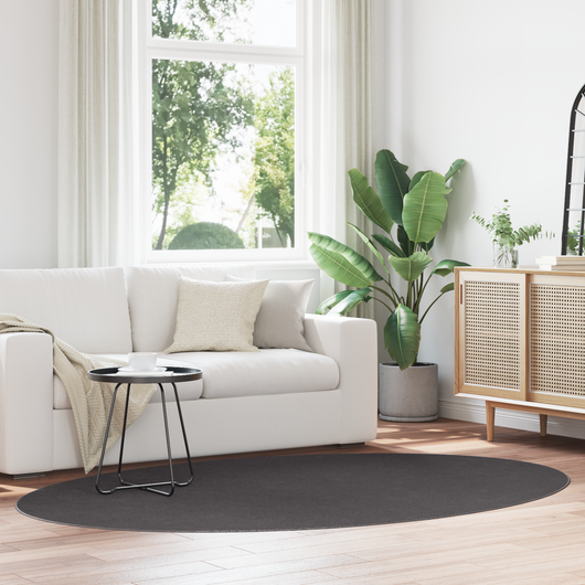 Tappeto "HUARTE" Antracite 160x230 cm Ovale