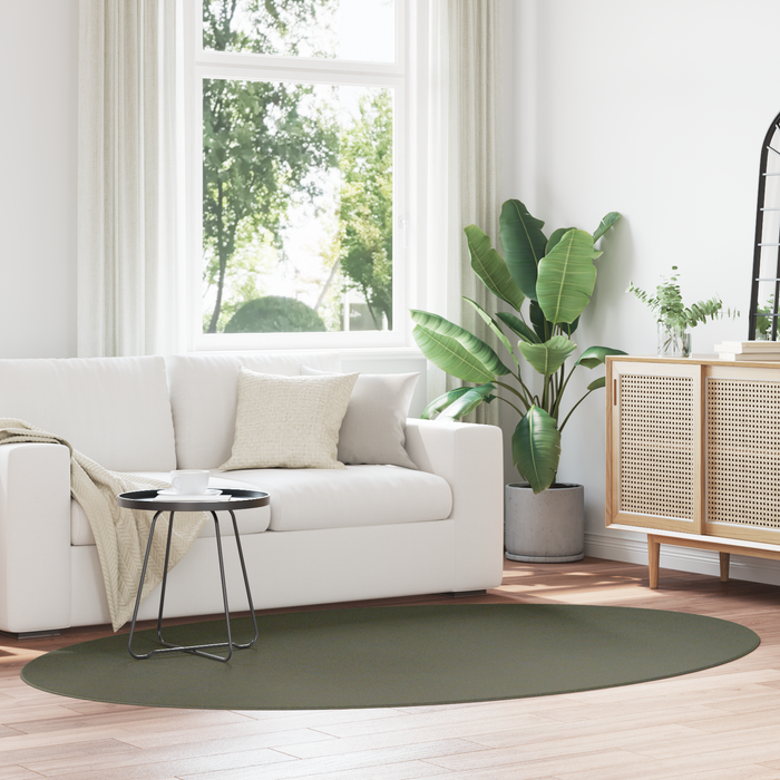 Tappeto "HUARTE" Verde Foresta 160x230 cm Ovale