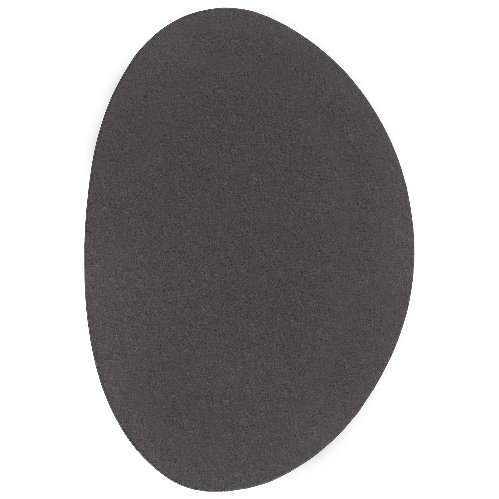 Tappeto 'HUARTE'a pelo corto morbido e lavabile antracite 120x170 cm