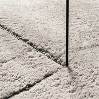 Tappeto "HUARTE" a pelo corto morbido e lavabile sabbia 160x230 cm