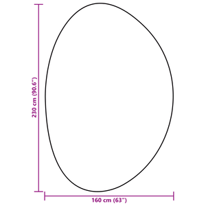 Tappeto "HUARTE" a pelo corto morbido e lavabile sabbia 160x230 cm