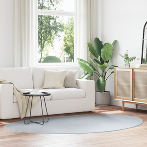 Tappeto 'HUARTE'a pelo corto morbido e lavabile grigio 160x230 cm