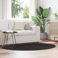 Tappeto 'HUARTE'a Pelo Corto Morbido e Lavabile Nero 120x170 cm