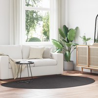 Tappeto 'HUARTE'a Pelo Corto Morbido e Lavabile Antracite 160x230 cm