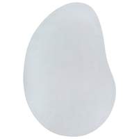 Tappeto per area grigio 100x200 cm antiscivolo