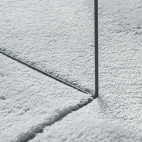 Tappeto Grigio 140x200 cm Polipropilene Antiscivolo