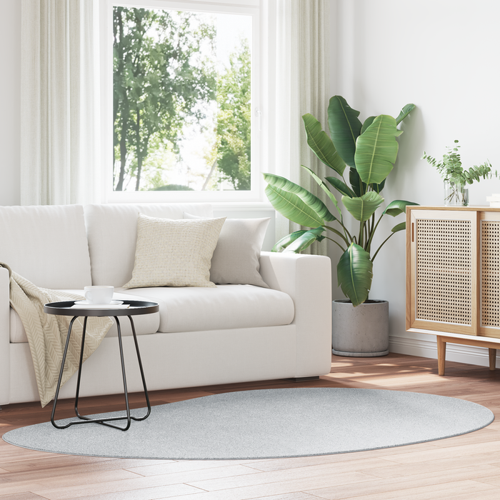 Tappeto Grigio 140x200 cm Polipropilene Antiscivolo