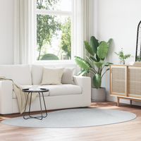 Tappeto 'HUARTE'a pelo corto morbido e lavabile grigio 160x230 cm