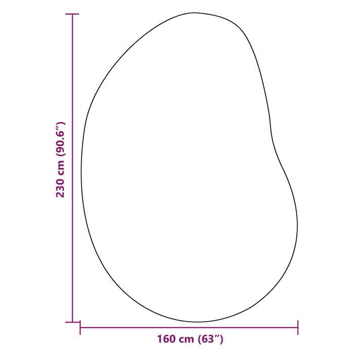 Tappeto "HUARTE" a pelo corto, morbido e lavabile nero 160x230 cm