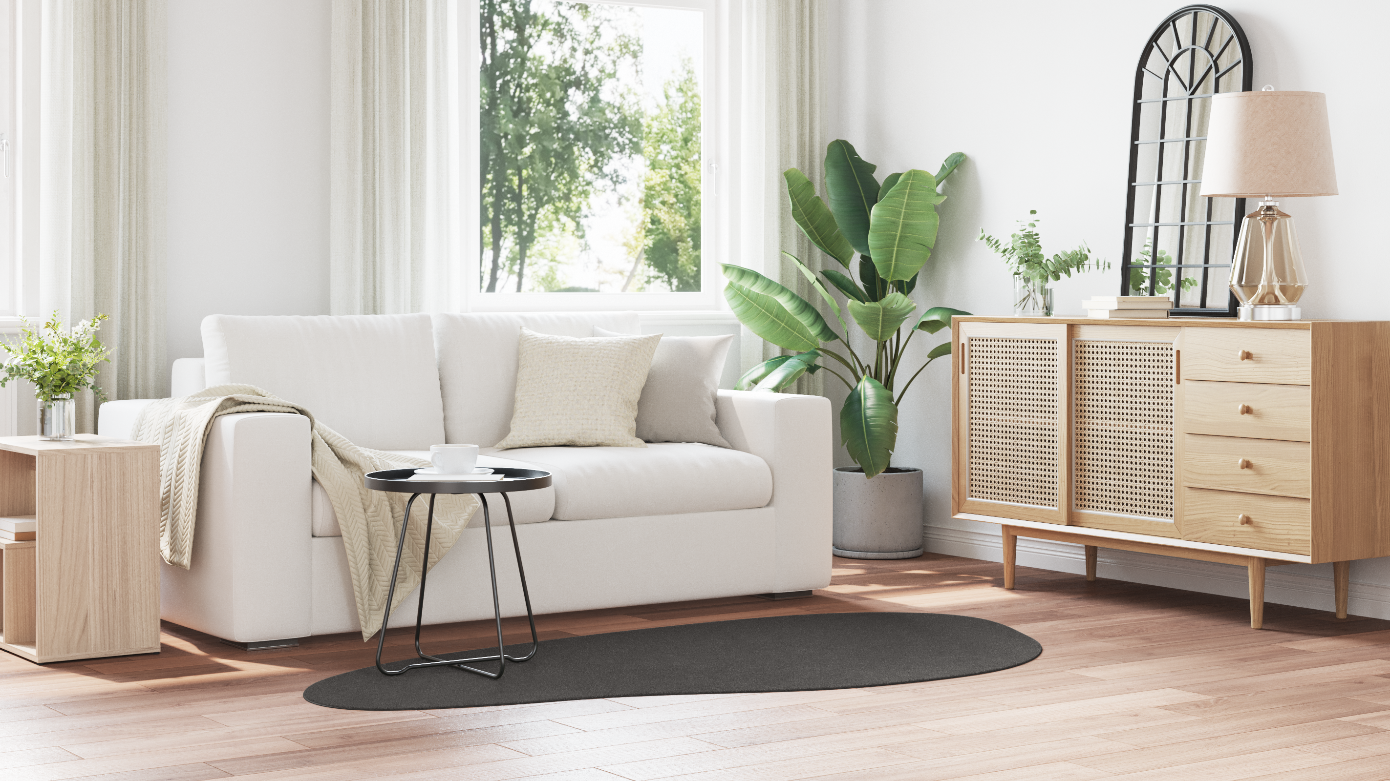 Tappeto "HUARTE" a Pile Corto Morbido e Lavabile Antracite 100x200 cm