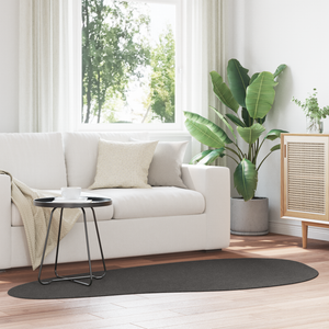 Tappeto "HUARTE" a Pile Corto Morbido e Lavabile Antracite 100x200 cm