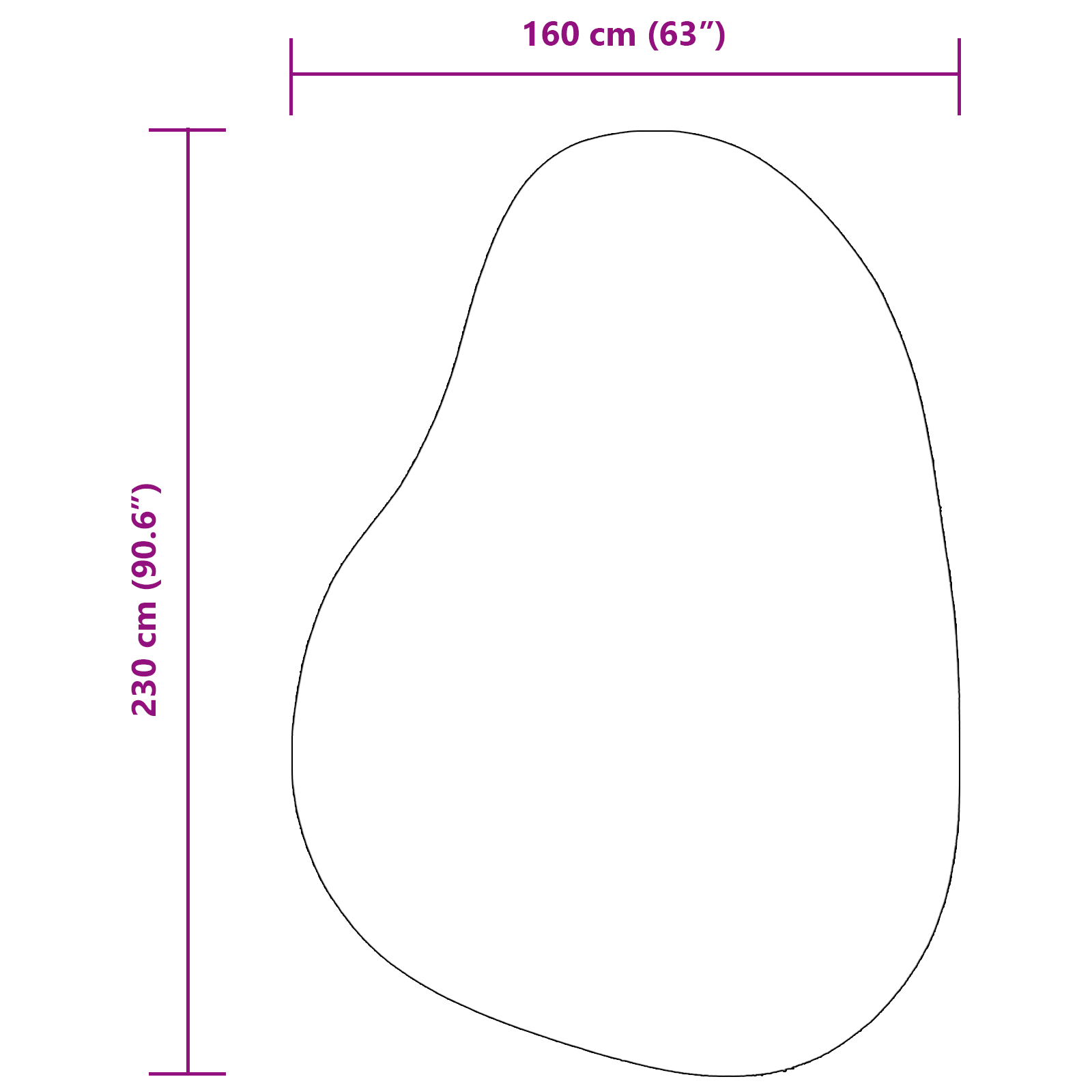 Tappeto "HUARTE" a pelo corto morbido e lavabile grigio 160x230 cm