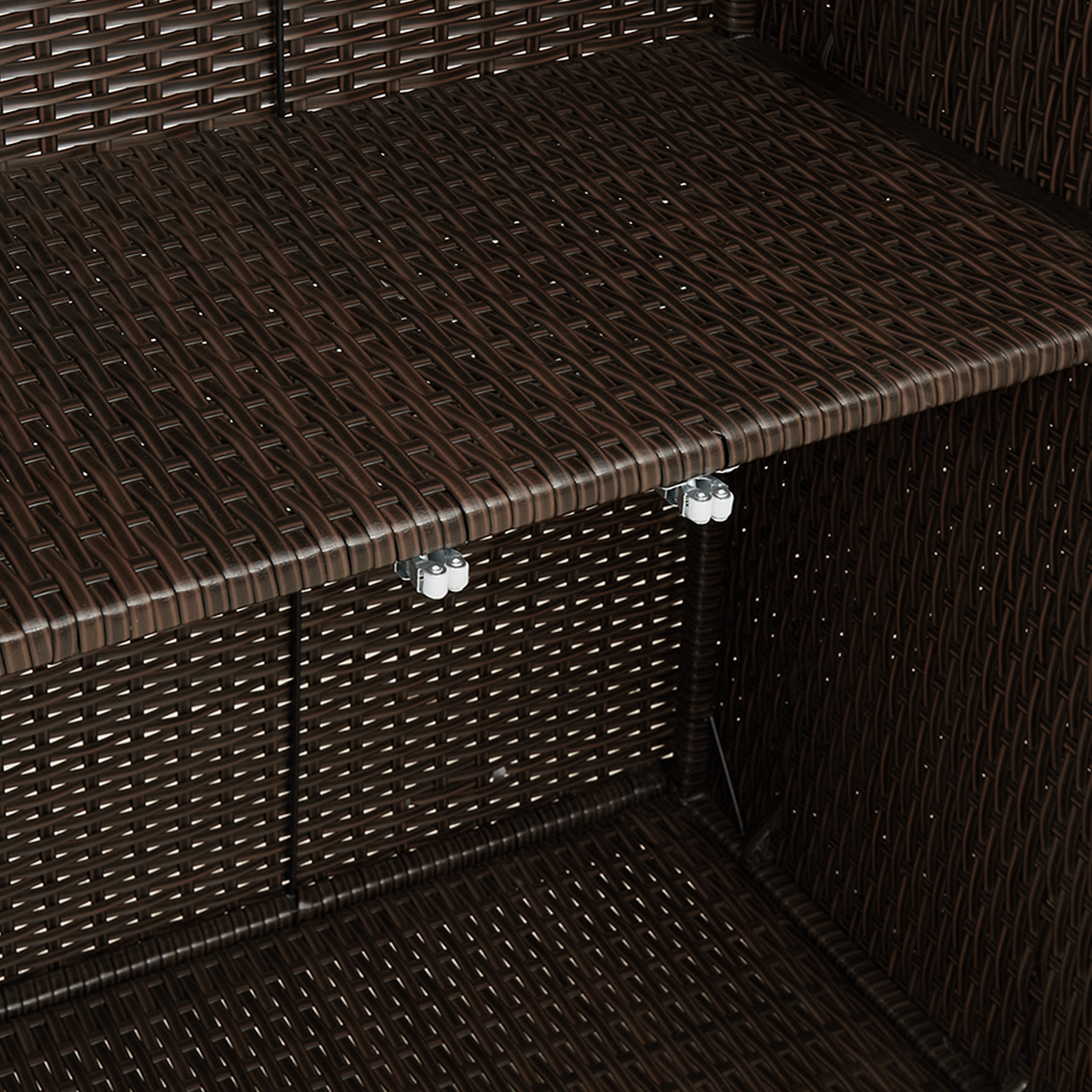 Armadio di Stoccaggio  Marrone 100x36x102 cm Rattan