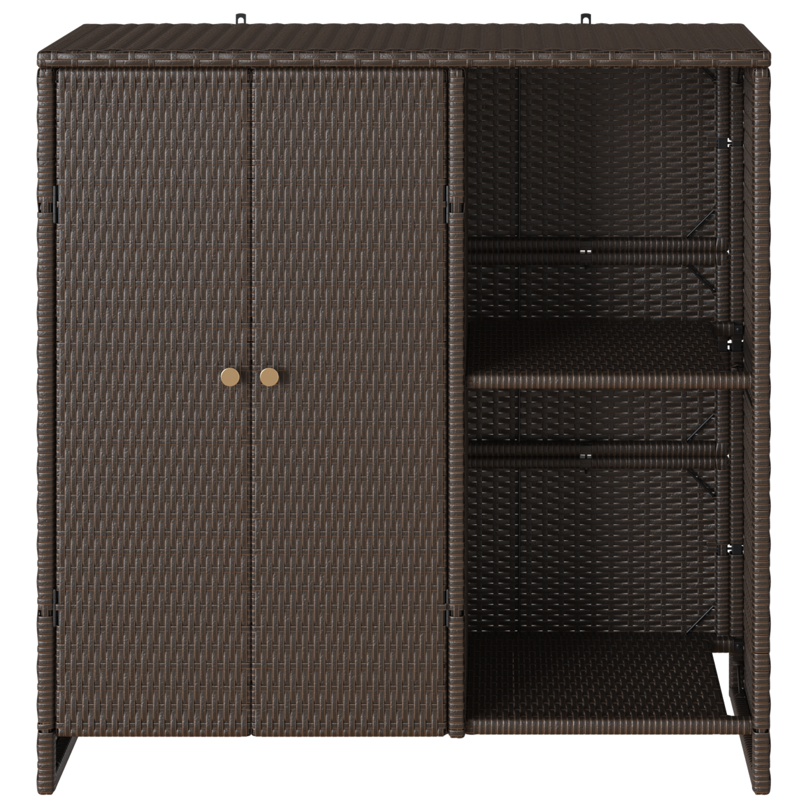 Armadio di Stoccaggio  Marrone 100x36x102 cm Rattan