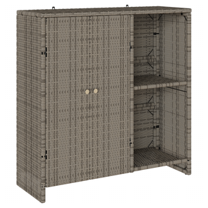 Armadio da Stoccaggio  Grigio 100x36x102 cm Rattan