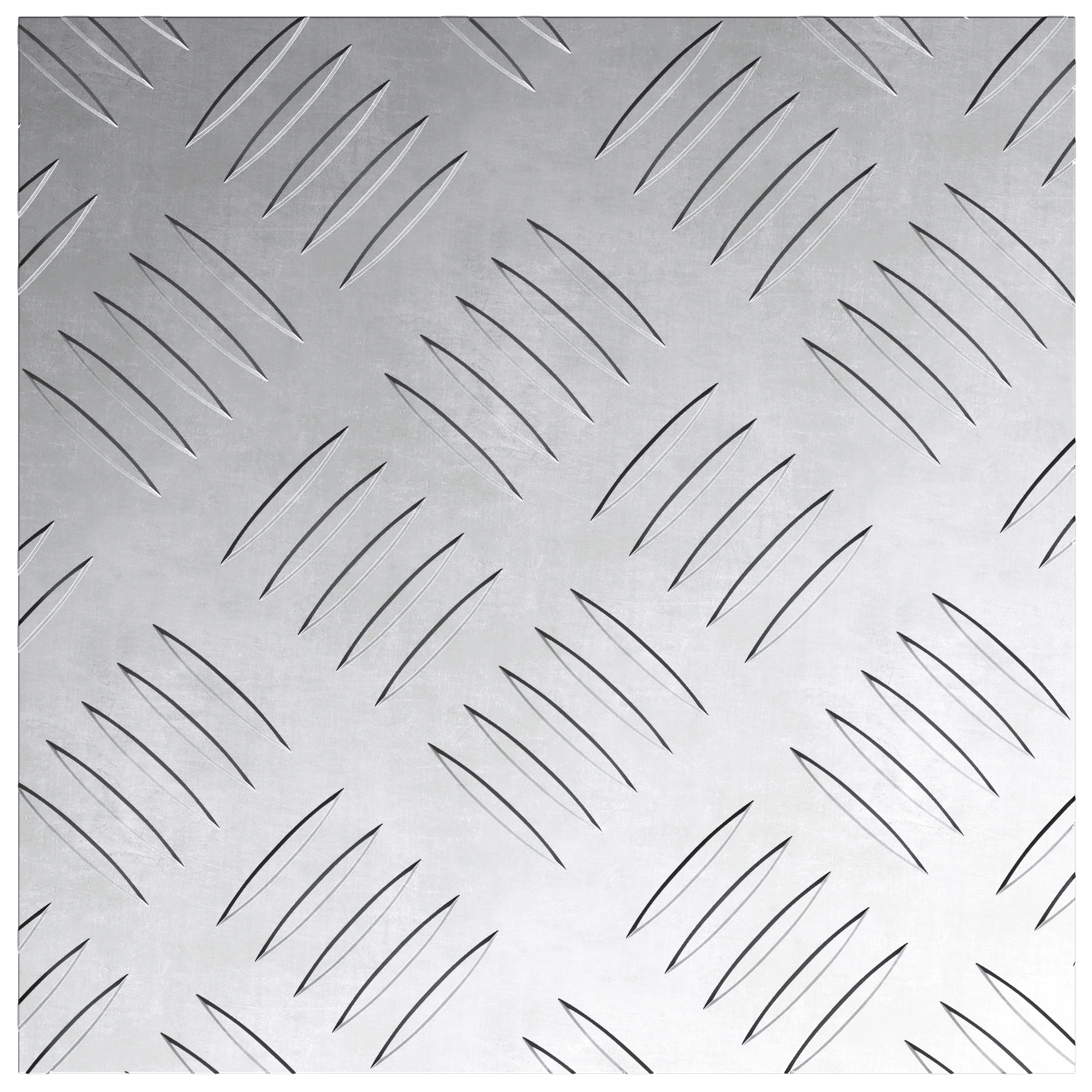 Piastra in Alluminio 2 pcs Antiscivolo 20 x 20 cm