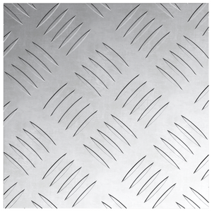 Piastre di Alluminio a Scacchi 4 pz Antiscivolo 20x20 cm