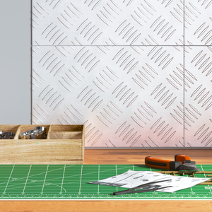 Piani in Alluminio Antiscivolo 4 pz 30x20 cm