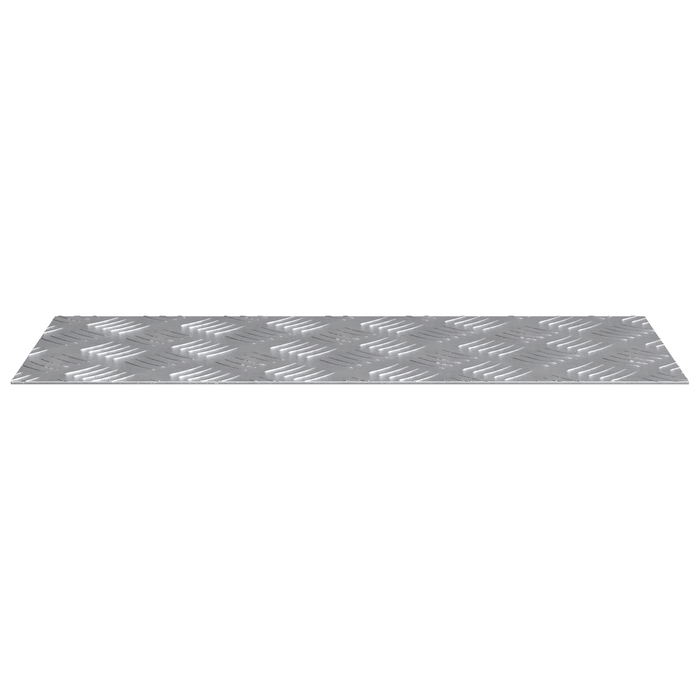 Set di 2 Gradini Checker in Alluminio Antiscivolo 20x50 cm