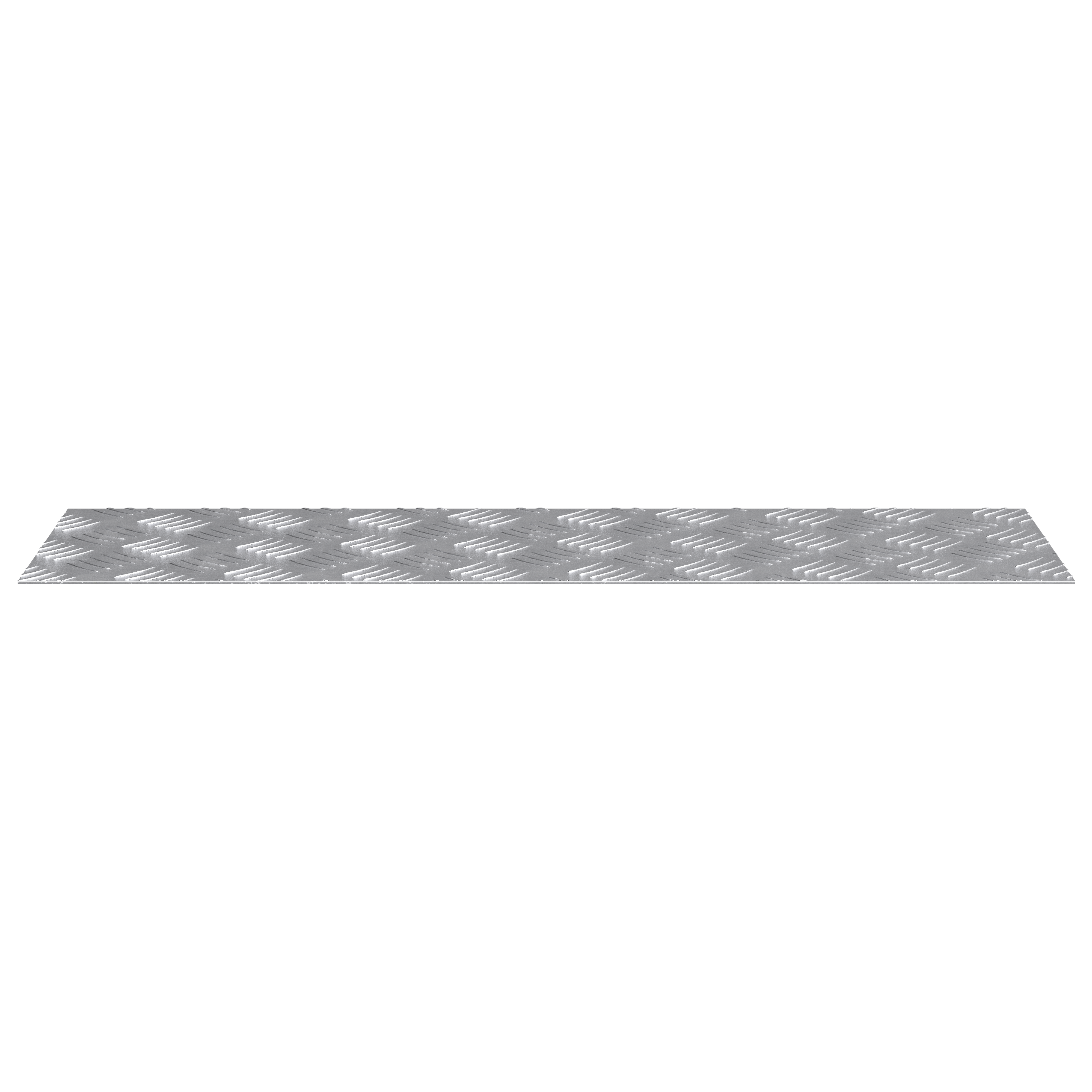 Pannelli Checker in Alluminio 4 pcs Antiscivolo 70x20 cm