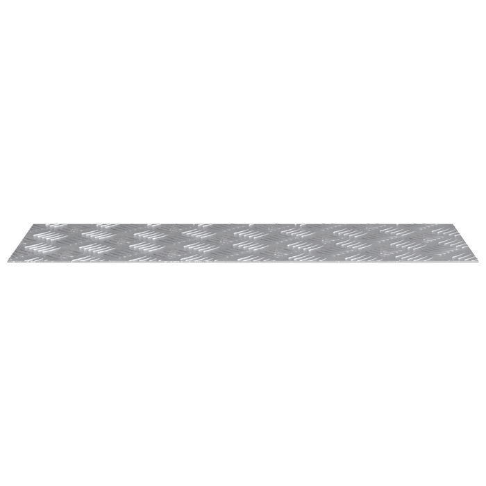Piastre Checker in Alluminio 4 pz Antiscivolo 75x25 cm