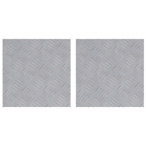 Piastra in alluminio a scacchiera - 2 pezzi, antiscivolo, 30x30 cm