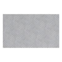 Piani in alluminio checker - Set di 4, antiscivolo, 50x30 cm