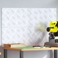 Lastre di Alluminio - Set di 4, Antiscivolo, 50x30 cm