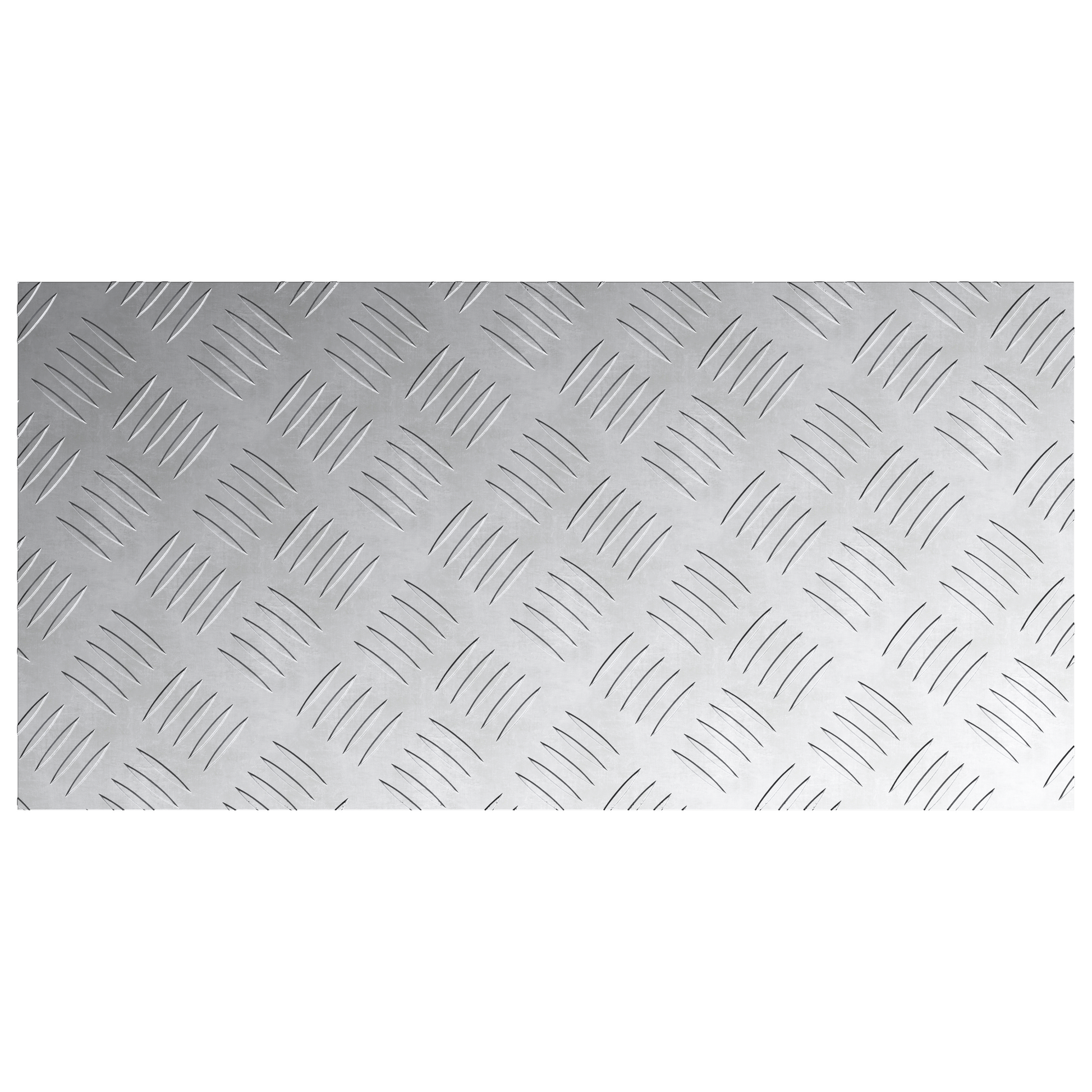 Piaste in Alluminio 4 pz Antiscivolo 60x30 cm