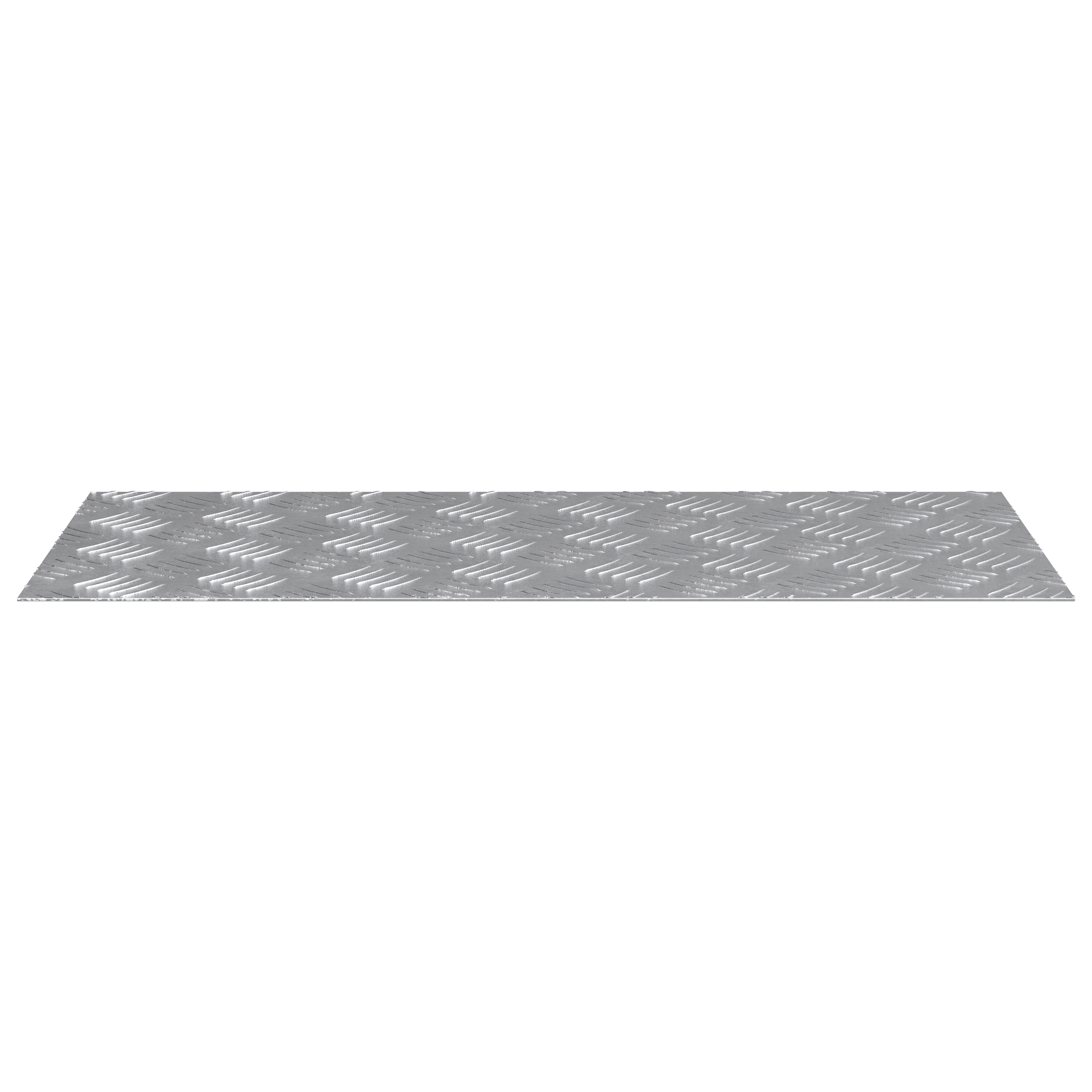 Pannelli Checker in Alluminio 2 pcs Antiscivolo 70x30 cm