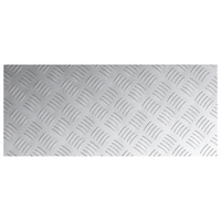 Pannelli in Alluminio a Rombi 4 pezzi Antisdrucciolevoli 70x30 cm