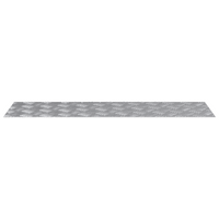 Pannelli in Alluminio a Scacchi 4 pcs Anti-Skid 100x30 cm
