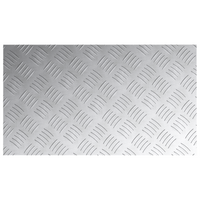 Pannelli in Alluminio con Texture a Rombo 2 pz Antiscivolo 70x40 cm