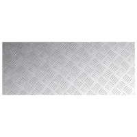 Pannelli in Alluminio Antiscivolo 2 pezzi 100x40 cm