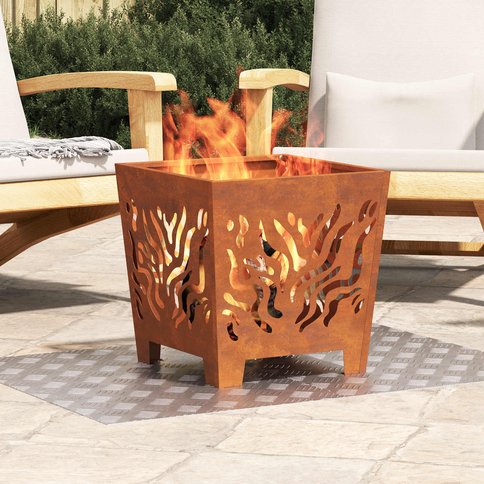 Tappeti Antiscivolo 2 pz 70x50 cm