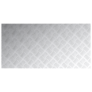 Pannelli in Alluminio a Nido d'Api 4 pz Antiscivolo 100x50 cm