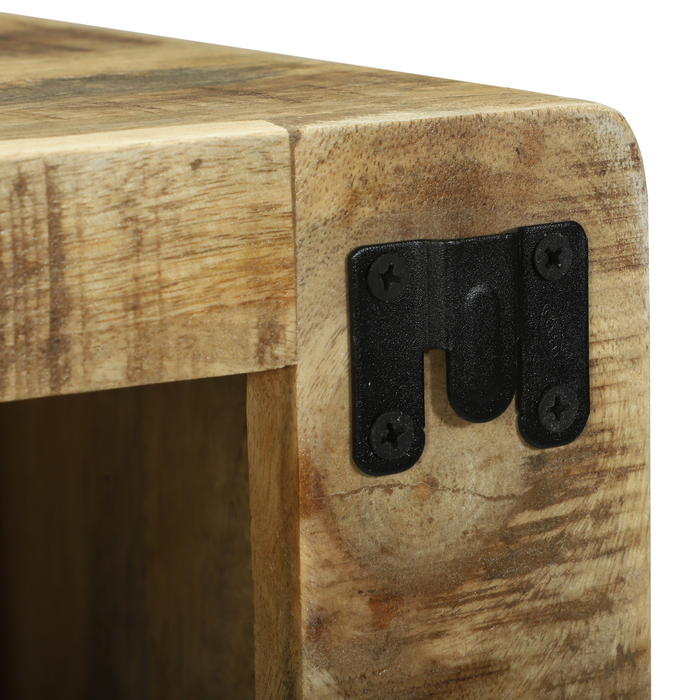 Mobile TV 36x36x30 cm in Legno Massello di Mango