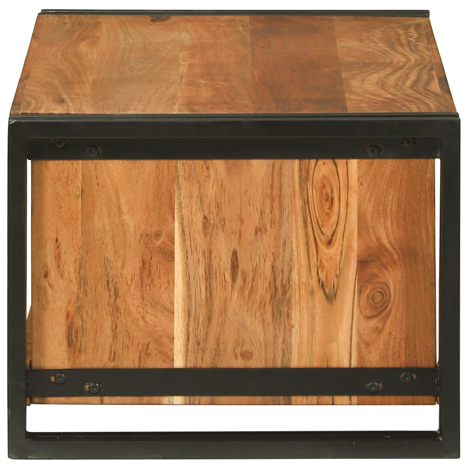 Tavolino da Caffè 90x50x38 cm Legno Massello di Acacia