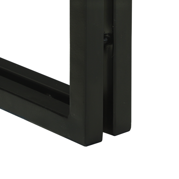 Set di 2 Tavolini da Caffè in Legno Massello di Recupero