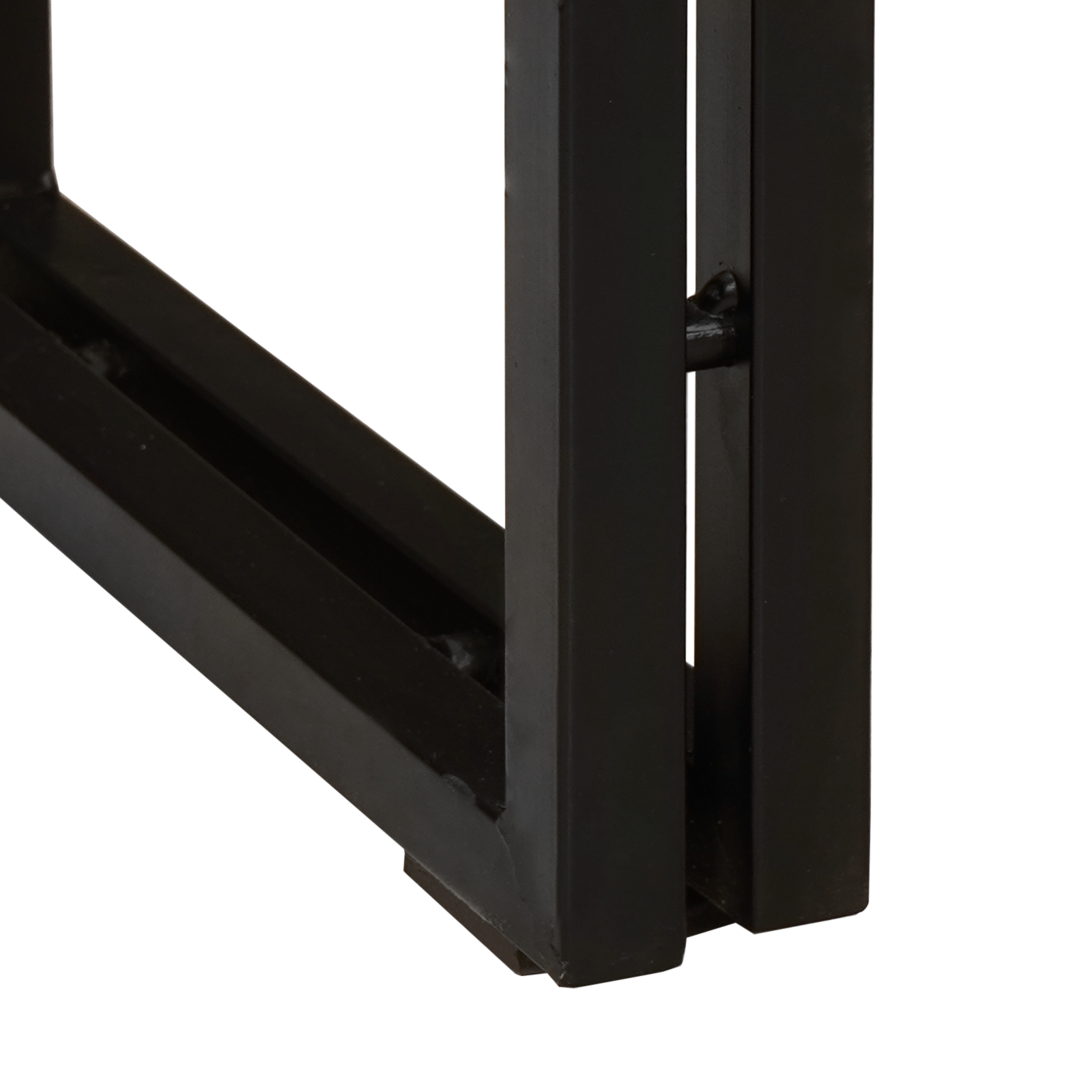 Tavolo Consolle 160x33x75 cm Legno Massello Ruvido di Mango