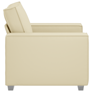 Poltrona  Crema 59 cm in Pelle Sintetica