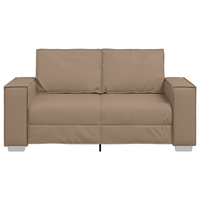 Divanetto Sofa Cappuccino 120 cm in Pelle Sintetica