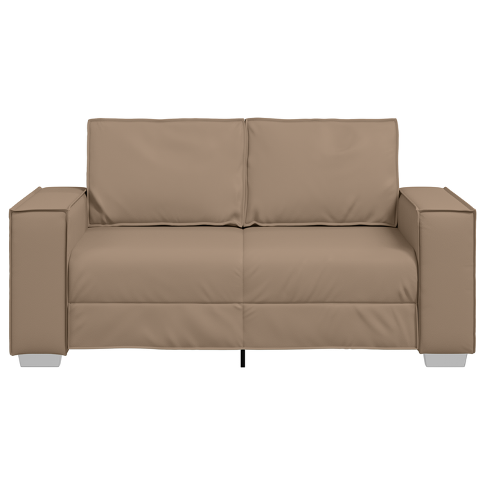 Divanetto Sofa Cappuccino 120 cm in Pelle Sintetica