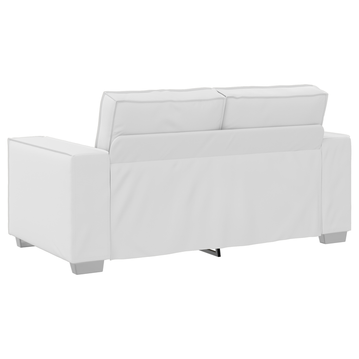 Divanetto Sofa Bianco 120 cm in Pelle Sintetica