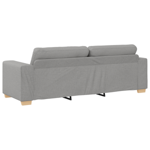 Divano a 3 posti  Grigio Nuvola 180 cm in Tessuto