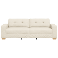 Divano a 3 posti  in lino da 180 cm