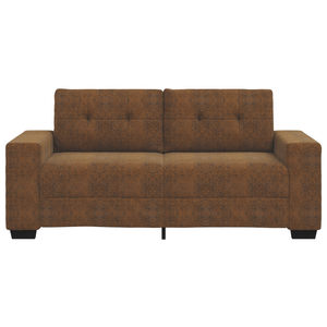 Divano Loveseat  Marrone 140 cm in Pelle Sintetica