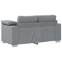 Divanetto Loveseat  Grigio chiaro 120 cm in tessuto