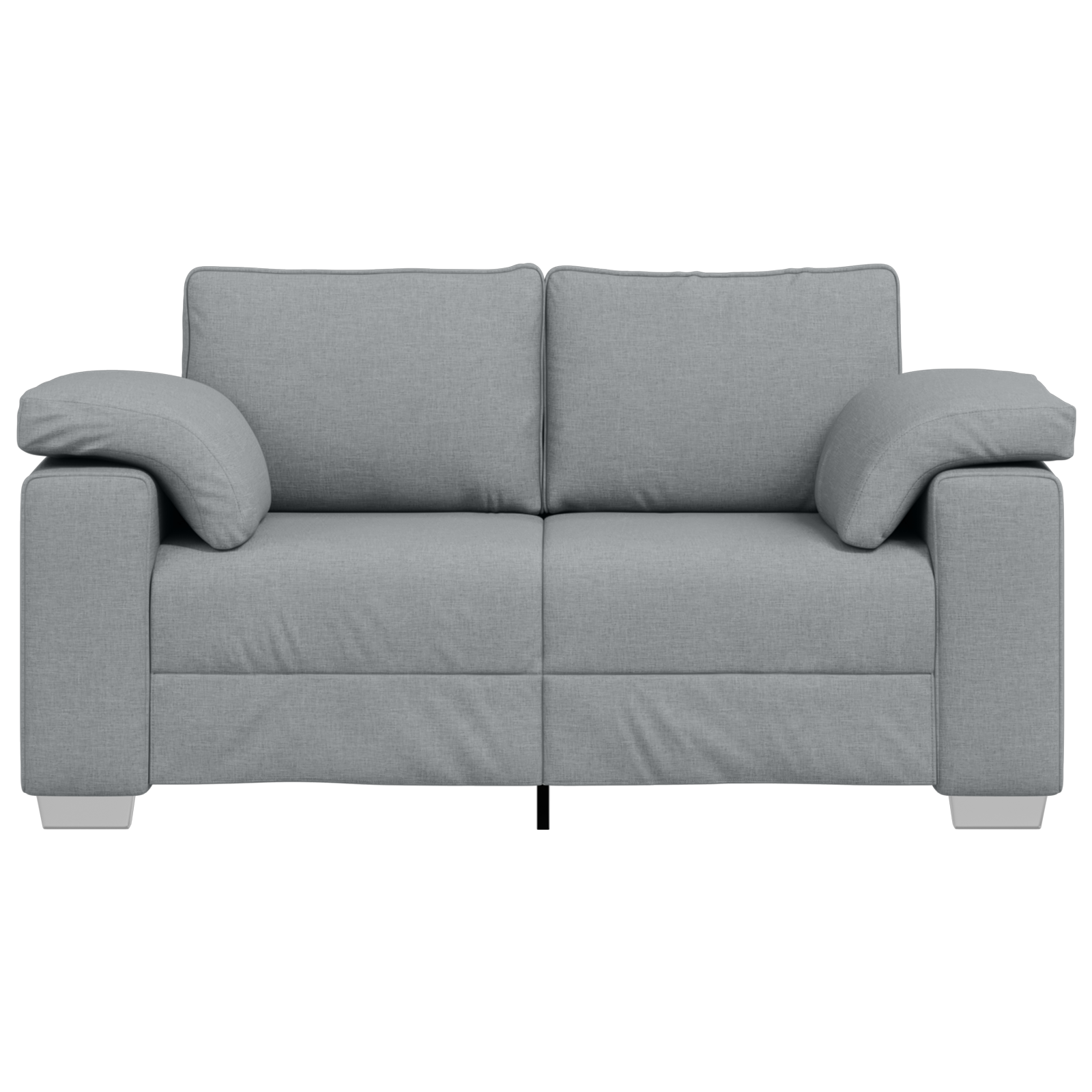 Divanetto Loveseat  Grigio chiaro 120 cm in tessuto